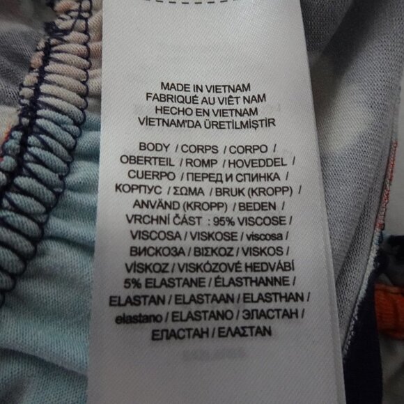 Ralph Lauren Floral Top Women's Size L Multicolor Ruffle Peplum Off the Shoulder - Picture 9 of 10